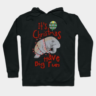 Manatee Christmas Hoodie